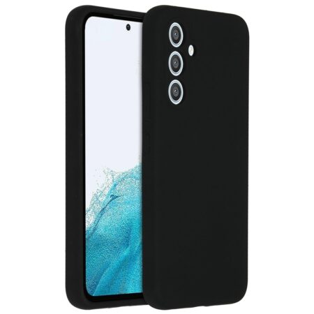 Accezz Liquid Silicone Backcover Samsung Galaxy A54 (5G) Telefoonhoesje Zwart | Accezz