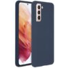 Accezz Liquid Silicone Backcover Samsung Galaxy S21 Telefoonhoesje Blauw | Accezz
