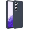 Accezz Liquid Silicone Backcover Samsung Galaxy S23 Telefoonhoesje Blauw | Accezz