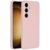 Accezz Liquid Silicone Backcover Samsung Galaxy S24 Plus Telefoonhoesje Roze | Accezz