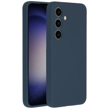 Accezz Liquid Silicone Backcover Samsung Galaxy S24 Telefoonhoesje Blauw | Accezz
