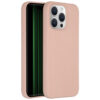 Accezz Liquid Silicone Backcover iPhone 15 Pro Max Telefoonhoesje Roze | Accezz
