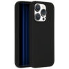 Accezz Liquid Silicone Backcover iPhone 15 Pro Telefoonhoesje Zwart | Accezz