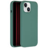 Accezz Liquid Silicone Backcover iPhone 15 Telefoonhoesje Groen | Accezz