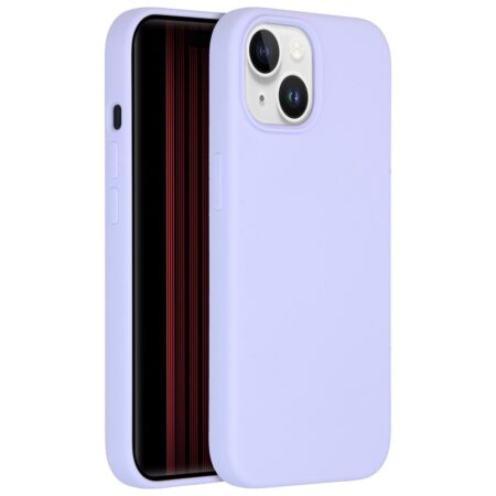 Accezz Liquid Silicone Backcover iPhone 15 Telefoonhoesje Paars | Accezz