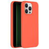 Accezz Liquid Silicone Backcover met MagSafe iPhone 15 Pro Max Telefoonhoesje Oranje | Accezz