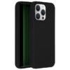 Accezz Liquid Silicone Backcover met MagSafe iPhone 15 Pro Max Telefoonhoesje Zwart | Accezz