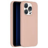 Accezz Liquid Silicone Backcover met MagSafe iPhone 15 Pro Telefoonhoesje Roze | Accezz