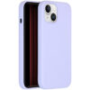 Accezz Liquid Silicone Backcover met MagSafe iPhone 15 Telefoonhoesje Paars | Accezz