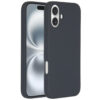 Accezz Liquid Silicone Backcover met MagSafe iPhone 16 Plus Telefoonhoesje Blauw | Accezz