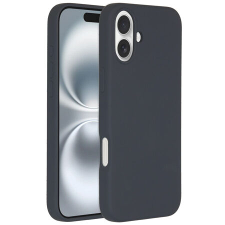 Accezz Liquid Silicone Backcover met MagSafe iPhone 16 Plus Telefoonhoesje Blauw | Accezz