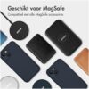 Accezz Liquid Silicone Backcover met MagSafe iPhone 16 Pro Max Telefoonhoesje Blauw | Accezz