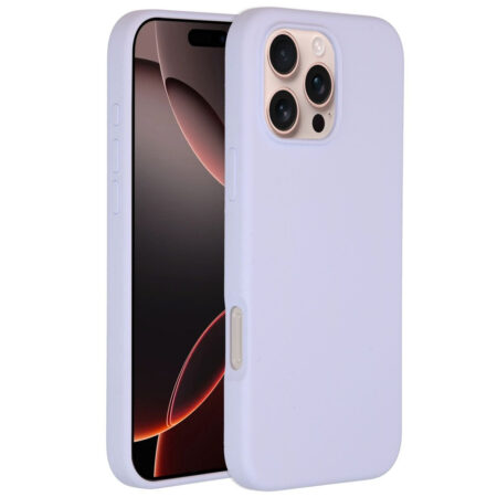 Accezz Liquid Silicone Backcover met MagSafe iPhone 16 Pro Max Telefoonhoesje Paars | Accezz