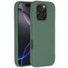 Accezz Liquid Silicone Backcover met MagSafe iPhone 16 Pro Telefoonhoesje Groen | Accezz
