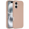 Accezz Liquid Silicone Backcover met MagSafe iPhone 16 Telefoonhoesje Roze | Accezz