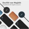 Accezz Liquid Silicone Backcover met MagSafe voor Samsung Galaxy S25 Ultra Telefoonhoesje Zwart | Accezz