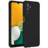 Accezz Liquid Silicone Backcover voor Samsung Galaxy A13 (5G) / A04s Telefoonhoesje Zwart | Accezz