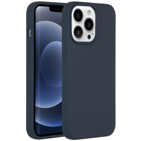 Accezz Liquid Silicone met MagSafe voor Apple iPhone 13 Pro Telefoonhoesje Blauw | Accezz