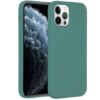 Accezz Liquid Silicone voor Apple iPhone 12 (Pro) Telefoonhoesje Groen | Accezz
