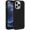 Accezz Liquid Silicone voor Apple iPhone 13 Pro Telefoonhoesje Zwart | Accezz