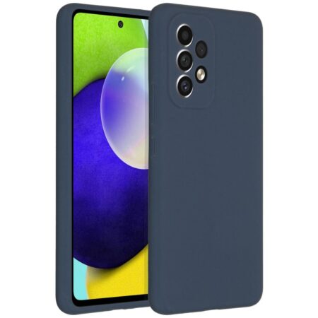 Accezz Liquid Silicone voor Samsung Galaxy A53 Telefoonhoesje Blauw | Accezz