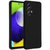 Accezz Liquid Silicone voor Samsung Galaxy A53 Telefoonhoesje Zwart | Accezz