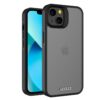 Accezz Rugged Frosted Backcover iPhone 13 Telefoonhoesje Zwart | Accezz