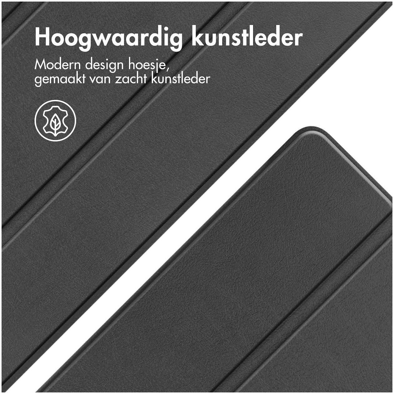 Accezz Trifold Bookcase Samsung Galaxy Tab S9 Plus Tablethoesje Zwart | Accezz
