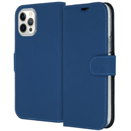 Accezz Wallet Case voor Apple iPhone 12 Pro Max Telefoonhoesje Blauw | Accezz