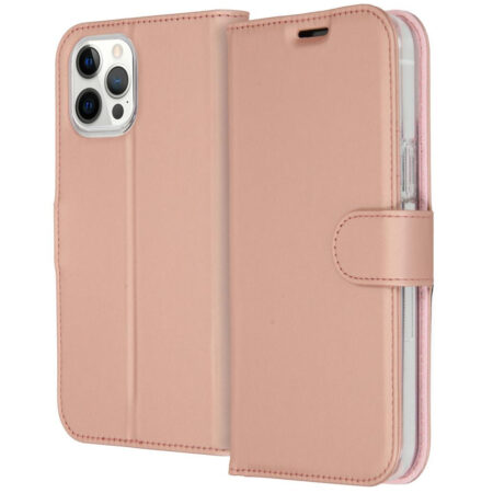 Accezz Wallet Case voor Apple iPhone 12 Pro Max Telefoonhoesje Roze | Accezz