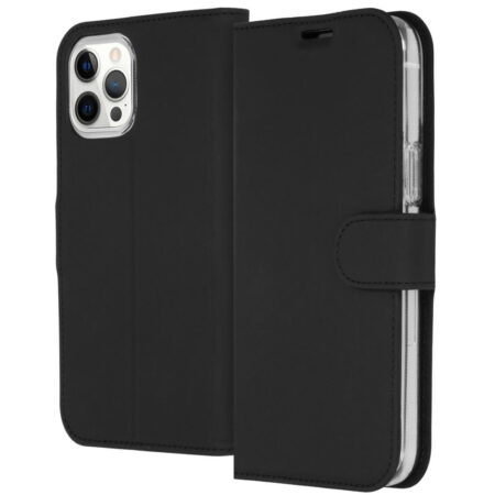 Accezz Wallet Case voor Apple iPhone 12 Pro Max Telefoonhoesje Zwart | Accezz