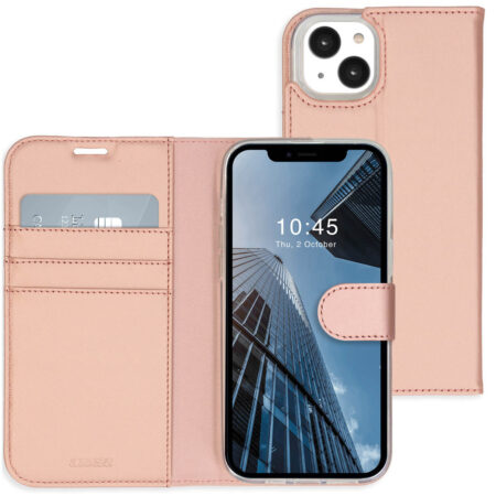 Accezz Wallet Case voor Apple iPhone 14 Plus Telefoonhoesje Roze | Accezz