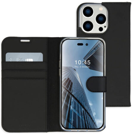 Accezz Wallet Case voor Apple iPhone 14 Pro Max Telefoonhoesje Zwart | Accezz