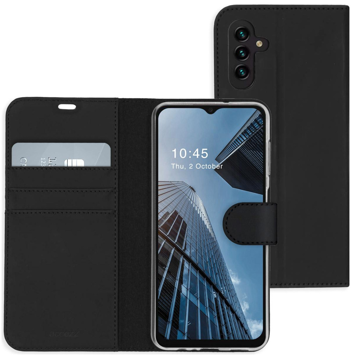 Accezz Wallet Case voor Samsung Galaxy A13 (5G) Telefoonhoesje Zwart | Accezz