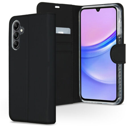 Accezz Wallet Softcase Bookcase Samsung Galaxy A15 (5G/4G) Telefoonhoesje Zwart | Accezz