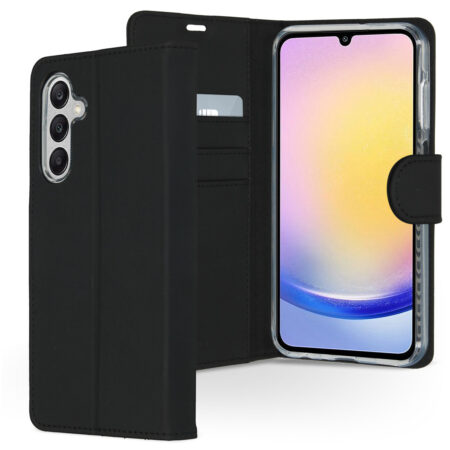 Accezz Wallet Softcase Bookcase Samsung Galaxy A25 Telefoonhoesje Zwart | Accezz