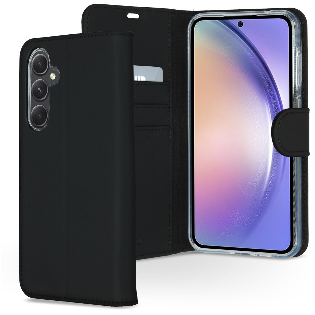 Accezz Wallet Softcase Bookcase Samsung Galaxy A55 Telefoonhoesje Zwart | Accezz