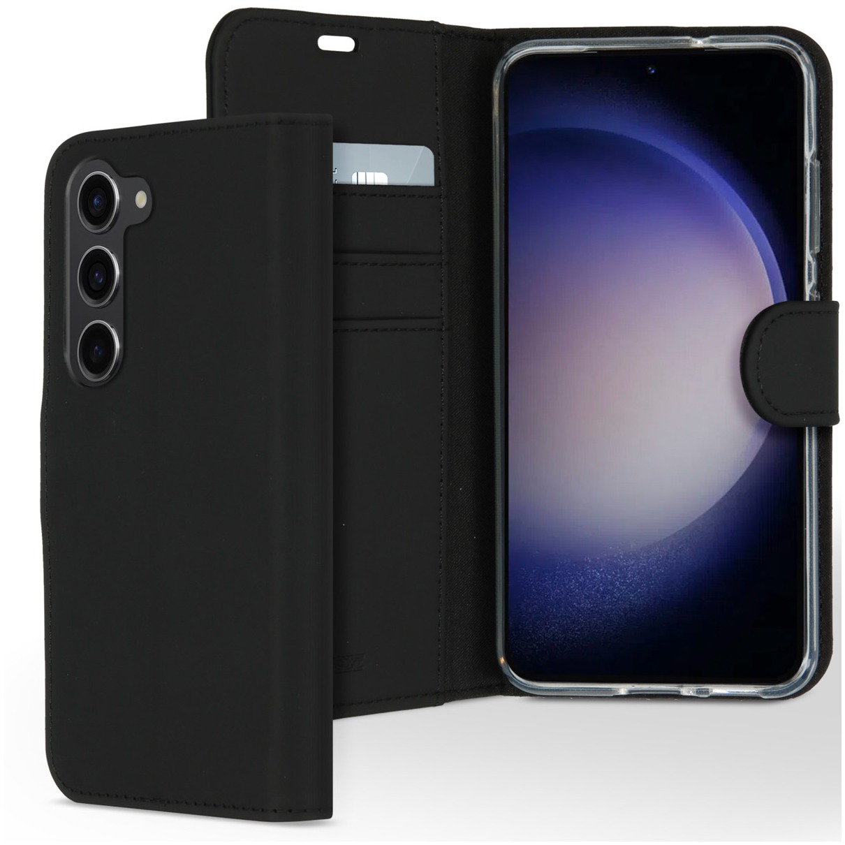 Accezz Wallet Softcase Bookcase Samsung Galaxy S23 Telefoonhoesje Zwart | Accezz