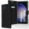 Accezz Wallet Softcase Bookcase Samsung Galaxy S23 Ultra Telefoonhoesje Zwart | Accezz