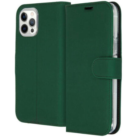 Accezz Wallet Softcase Bookcase iPhone 12 Pro Max Telefoonhoesje Groen | Accezz