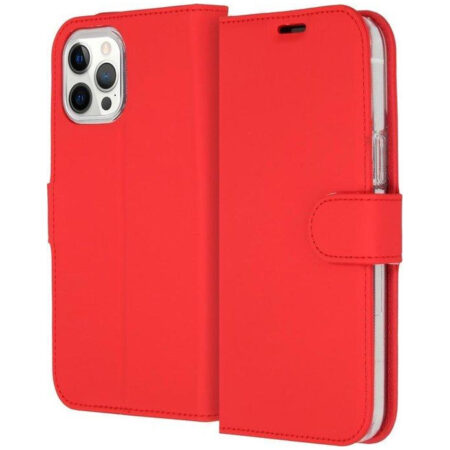 Accezz Wallet Softcase Bookcase iPhone 12 Pro Max Telefoonhoesje Rood | Accezz