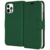 Accezz Wallet Softcase Bookcase iPhone 12 (Pro) Telefoonhoesje Groen | Accezz