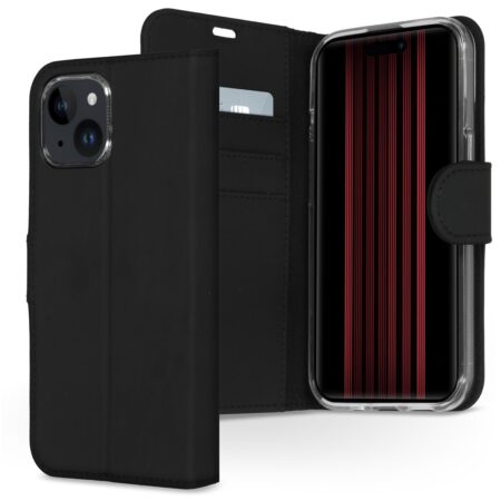 Accezz Wallet Softcase Bookcase iPhone 15 Telefoonhoesje Zwart | Accezz