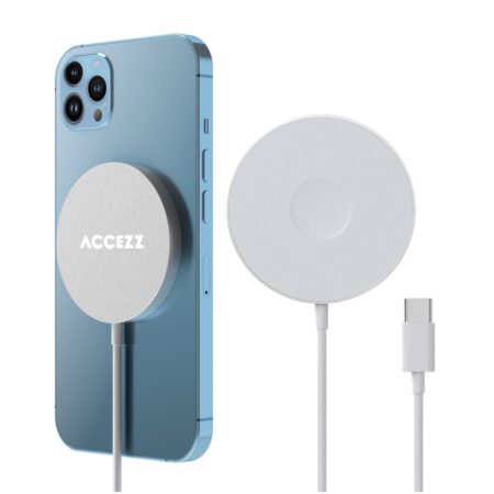 Accezz Wireless MagSafe Charger USB-C - 1 meter Oplader Wit | Accezz