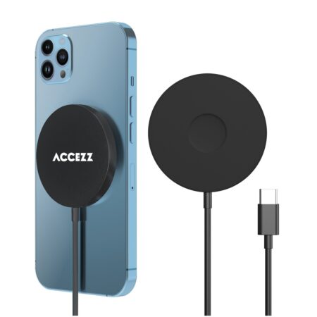 Accezz Wireless MagSafe Charger USB-C - 1 meter Oplader Zwart | Accezz