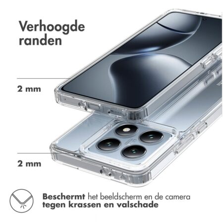 Accezz Xtreme Impact Backcover voor Xiaomi 14T Telefoonhoesje Transparant | Accezz