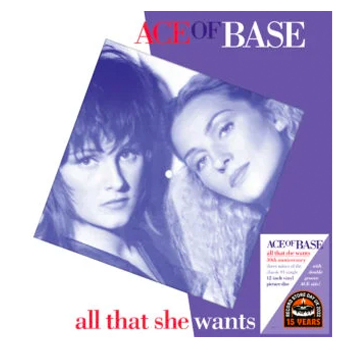 Ace Of Base All That She Wants (30th Anniversary Edition) (Record Store Day 2022) | Fiftiesstore