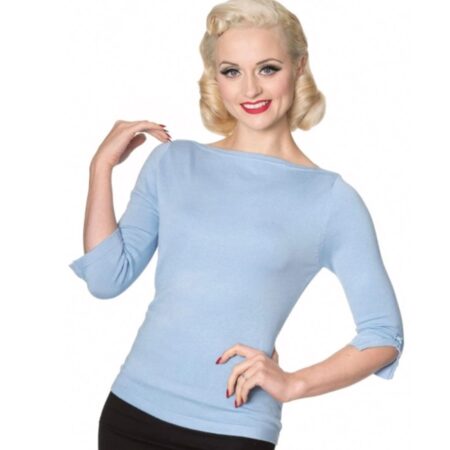 Addicted Sweater Baby Blue-S | Banned