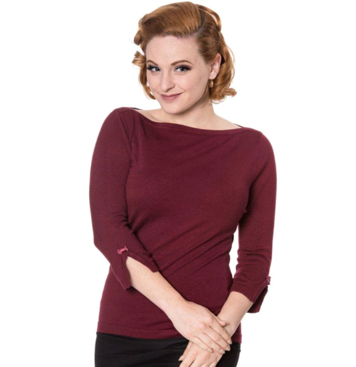 Addicted Sweater Bordeaux-XL | Banned