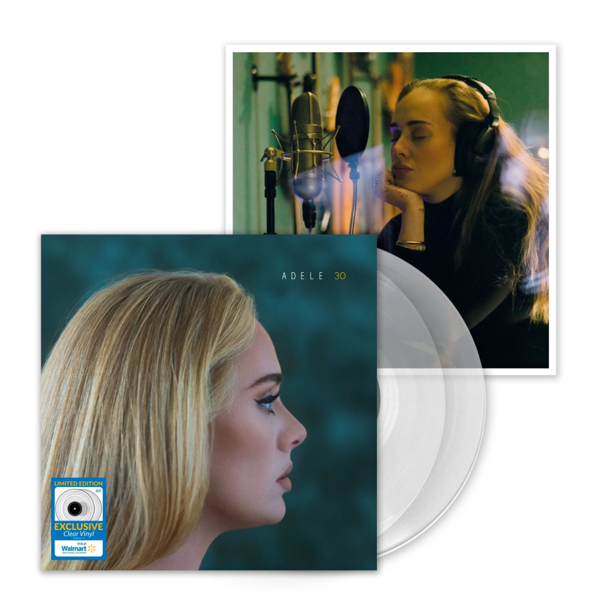 Adele - 30 (Clear Vinyl) (Walmart Exclusive) 2 (LP) | Fiftiesstore